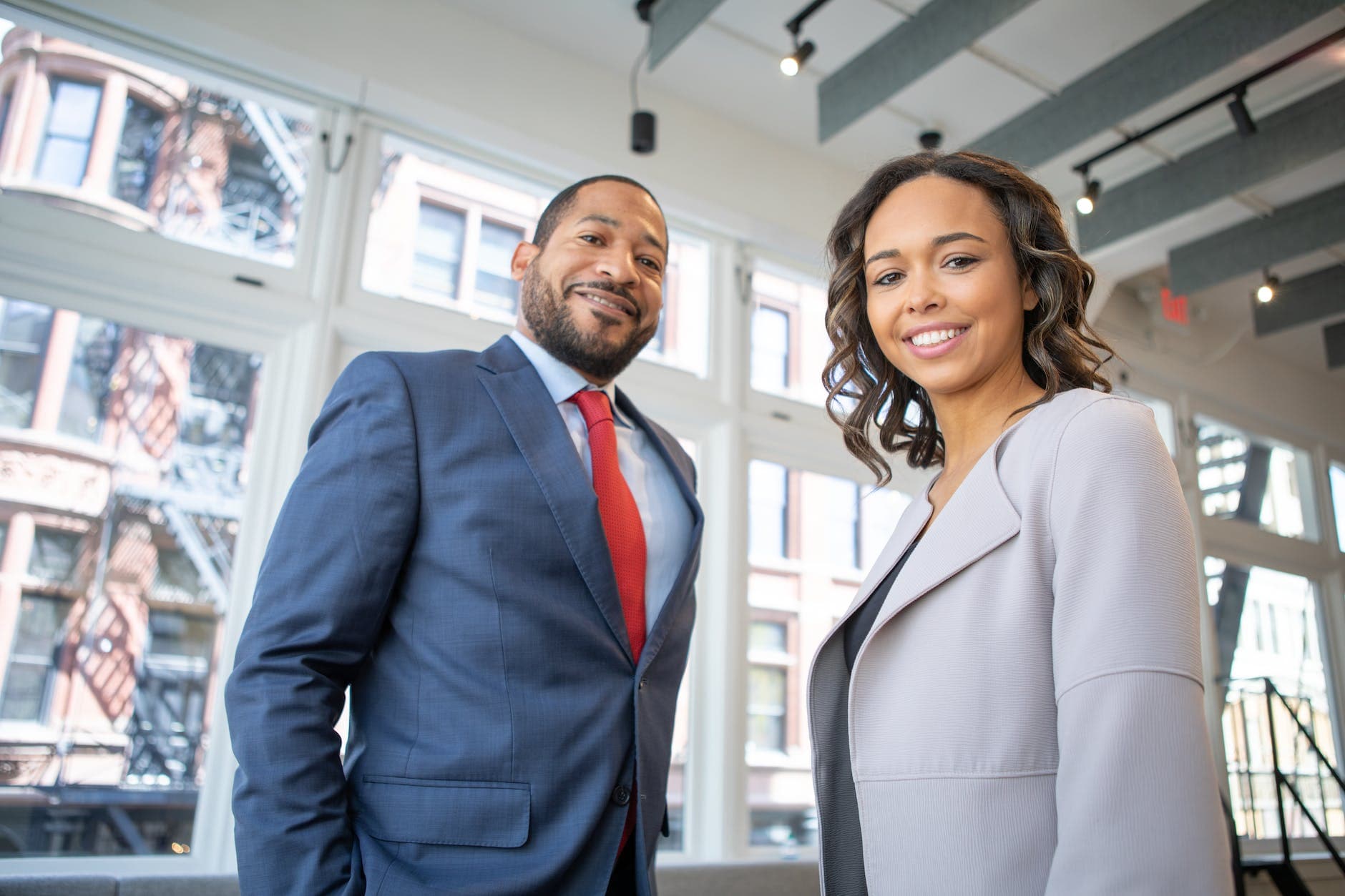 Diverse professionals collaborating